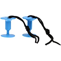 MagiDeal 2X Hebilla para Tabla de Surf Bodyboard Leash Plugs